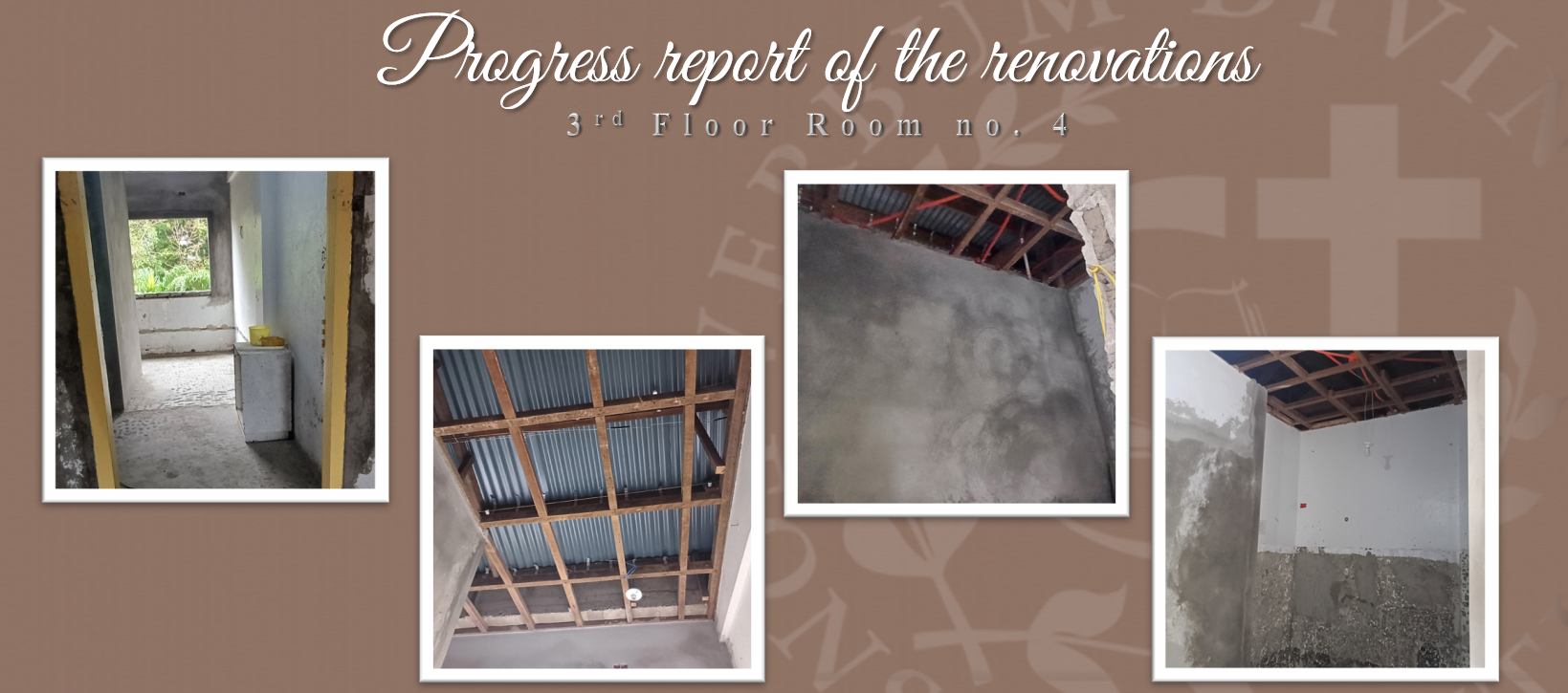 Progress report on the Renovations (3rd Floor Room no. 4)